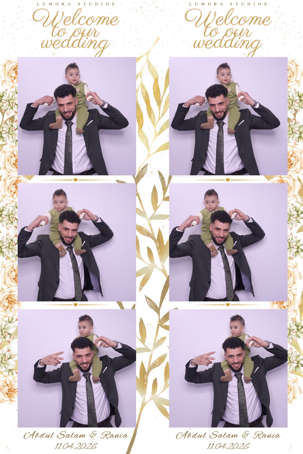 Lumora Studios wedding booth